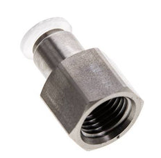 6mm x G1/4'' RVS/PA Insteekfitting Binnendraad EPDM/PTFE