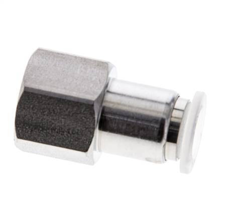 8mm x G1/4'' RVS/PA Insteekfitting Binnendraad EPDM/PTFE