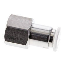 8mm x G1/4'' RVS/PA Insteekfitting Binnendraad EPDM/PTFE