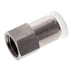 10mm x G1/4'' RVS/PA Insteekfitting Binnendraad EPDM/PTFE