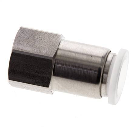 10mm x G1/4'' RVS/PA Insteekfitting Binnendraad EPDM/PTFE