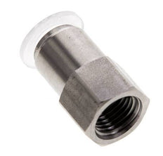 10mm x G1/4'' RVS/PA Insteekfitting Binnendraad EPDM/PTFE