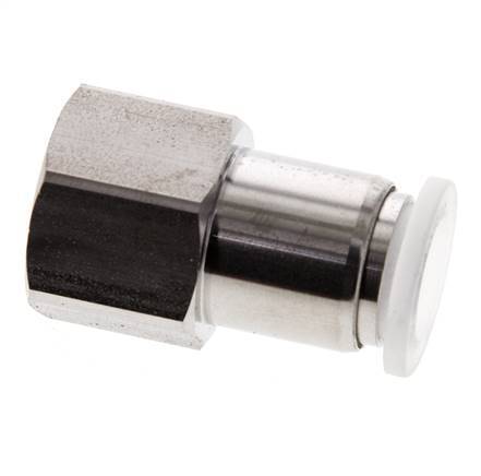 10mm x G3/8'' RVS/PA Insteekfitting Binnendraad EPDM/PTFE