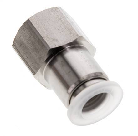 10mm x G3/8'' RVS/PA Insteekfitting Binnendraad EPDM/PTFE