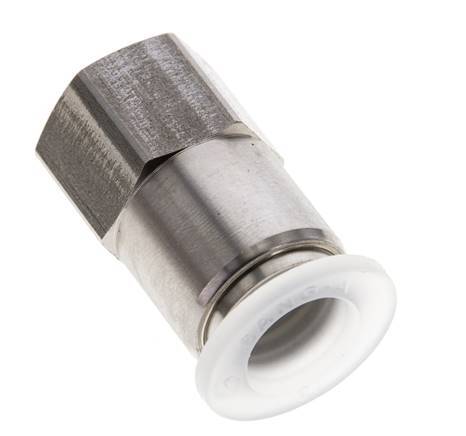 12mm x G3/8'' RVS/PA Insteekfitting Binnendraad EPDM/PTFE