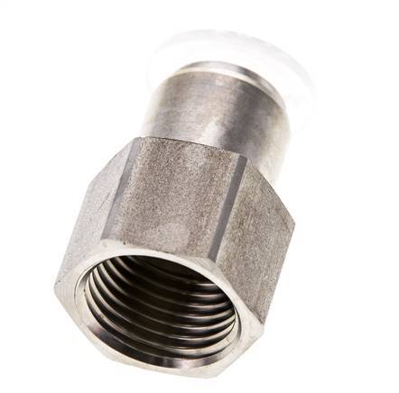 12mm x G1/2'' RVS/PA Insteekfitting Binnendraad EPDM/PTFE