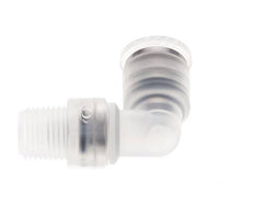 6mm x R1/8'' 90 graden L-verbinding PA Insteekfitting Buitendraad Draaibaar EPDM/PTFE