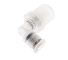 4mm x R1/4'' 90 graden L-verbinding PA Insteekfitting Buitendraad Draaibaar EPDM/PTFE