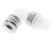 10mm x R1/4'' 90 graden L-verbinding PA Insteekfitting Buitendraad Draaibaar EPDM/PTFE