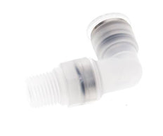 10mm x R1/4'' 90 graden L-verbinding PA Insteekfitting Buitendraad Draaibaar EPDM/PTFE