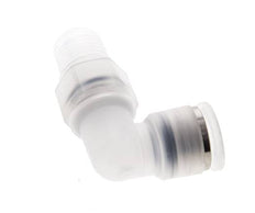 10mm x R1/4'' 90 graden L-verbinding PA Insteekfitting Buitendraad Draaibaar EPDM/PTFE