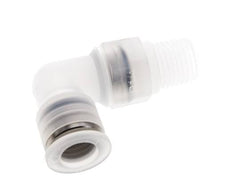 10mm x R1/4'' 90 graden L-verbinding PA Insteekfitting Buitendraad Draaibaar EPDM/PTFE