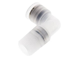 10mm x R3/8'' 90 graden L-verbinding PA Insteekfitting Buitendraad Draaibaar EPDM/PTFE