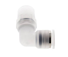 10mm x R3/8'' 90 graden L-verbinding PA Insteekfitting Buitendraad Draaibaar EPDM/PTFE