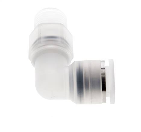 12mm x R3/8'' 90 graden L-verbinding PA Insteekfitting Buitendraad Draaibaar EPDM/PTFE