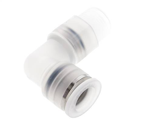 12mm x R3/8'' 90 graden L-verbinding PA Insteekfitting Buitendraad Draaibaar EPDM/PTFE