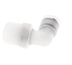 10mm x R1/2'' 90 graden L-verbinding PA Insteekfitting Buitendraad Draaibaar EPDM/PTFE