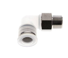 12mm x R3/8'' 90 graden L-verbinding PA/RVS Insteekfitting Buitendraad Draaibaar EPDM/PTFE