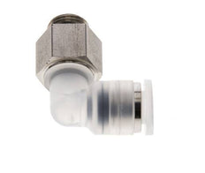 6mm x G1/8'' 90 graden L-verbinding PA/RVS Insteekfitting Buitendraad Draaibaar EPDM