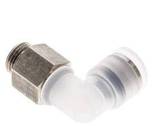 10mm x G1/4'' 90 graden L-verbinding PA/RVS Insteekfitting Buitendraad Draaibaar EPDM