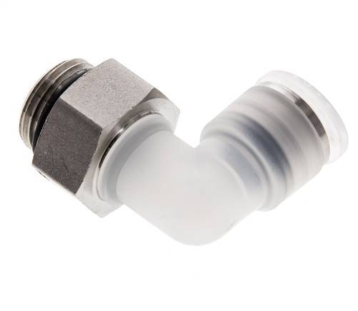 10mm x G3/8'' 90 graden L-verbinding PA/RVS Insteekfitting Buitendraad Draaibaar EPDM