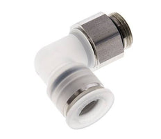 12mm x G3/8'' 90 graden L-verbinding PA/RVS Insteekfitting Buitendraad Draaibaar EPDM