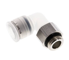 12mm x G3/8'' 90 graden L-verbinding PA/RVS Insteekfitting Buitendraad Draaibaar EPDM