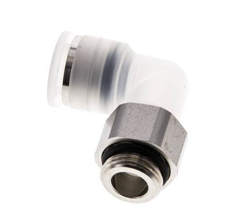 12mm x G3/8'' 90 graden L-verbinding PA/RVS Insteekfitting Buitendraad Draaibaar EPDM