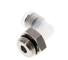10mm x G1/2'' 90 graden L-verbinding PA/RVS Insteekfitting Buitendraad Draaibaar EPDM