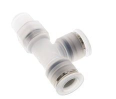 12mm x R3/8'' rechte hoek T-stuk PA Insteekfitting Buitendraad FDA Draaibaar EPDM