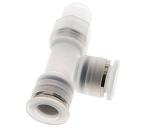 12mm x R3/8'' rechte hoek T-stuk PA Insteekfitting Buitendraad FDA Draaibaar EPDM