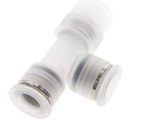12mm x R1/2'' rechte hoek T-stuk PA Insteekfitting Buitendraad FDA Draaibaar EPDM
