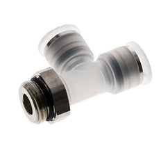 12mm x G1/2'' rechte hoek T-stuk PA/RVS Insteekfitting Buitendraad FDA Draaibaar EPDM
