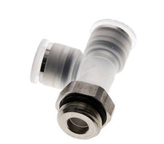 12mm x G1/2'' rechte hoek T-stuk PA/RVS Insteekfitting Buitendraad FDA Draaibaar EPDM