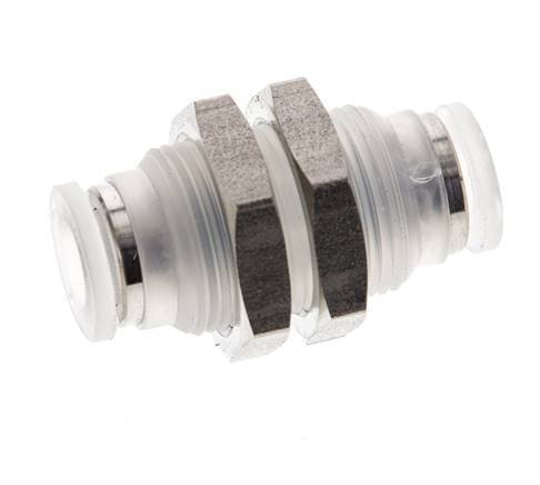 6mm PA Insteekfitting Schotdoorvoer EPDM/PTFE