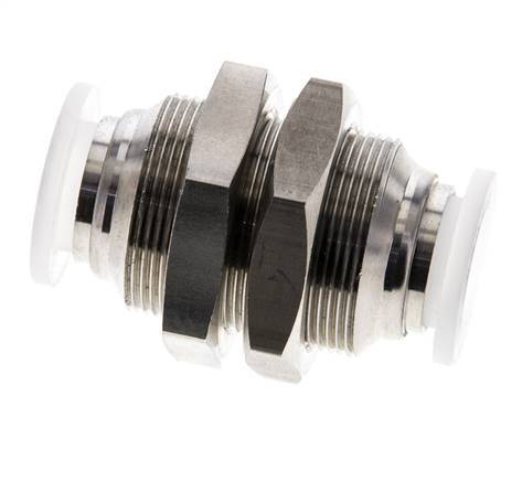 12mm RVS/PA Insteekfitting Schotdoorvoer EPDM/PTFE