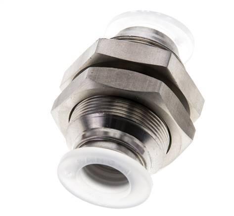 12mm RVS/PA Insteekfitting Schotdoorvoer EPDM/PTFE