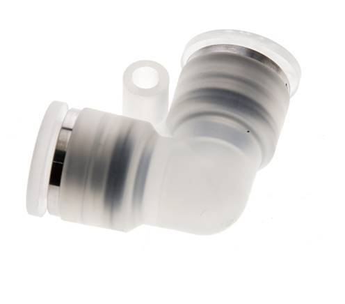 10mm 90 graden L-verbinding PA Insteekfitting EPDM/PTFE