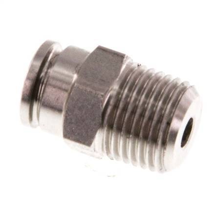 4mm x R1/8'' RVS Insteekfitting Buitendraad FKM