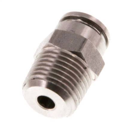 4mm x R1/8'' RVS Insteekfitting Buitendraad FKM