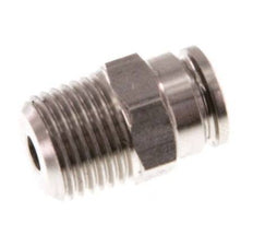 4mm x R1/8'' RVS Insteekfitting Buitendraad FKM