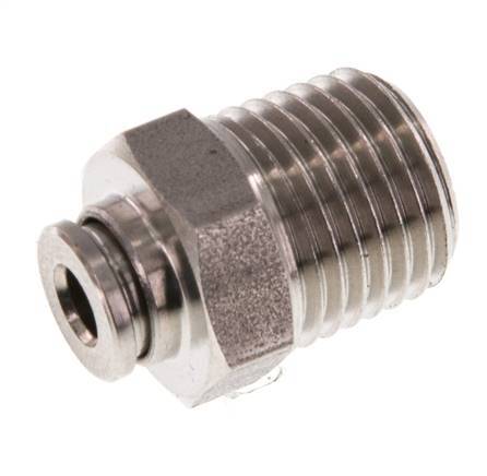 4mm x R1/4'' RVS Insteekfitting Buitendraad FKM