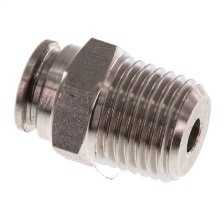 6mm x R1/4'' RVS Insteekfitting Buitendraad FKM
