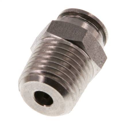 6mm x R1/4'' RVS Insteekfitting Buitendraad FKM