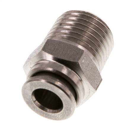 6mm x R1/4'' RVS Insteekfitting Buitendraad FKM