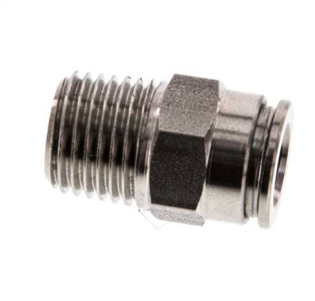 8mm x R1/4'' RVS Insteekfitting Buitendraad FKM