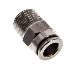 8mm x R1/4'' RVS Insteekfitting Buitendraad FKM