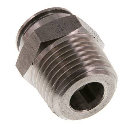 12mm x R1/2'' RVS Insteekfitting Buitendraad FKM