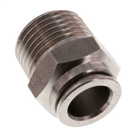 12mm x R1/2'' RVS Insteekfitting Buitendraad FKM