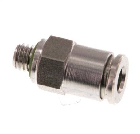 4mm x M 5 RVS Insteekfitting Buitendraad FKM